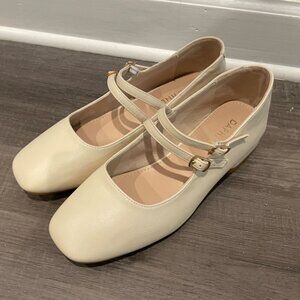 Chuncky Heel Mary Jane Shoes